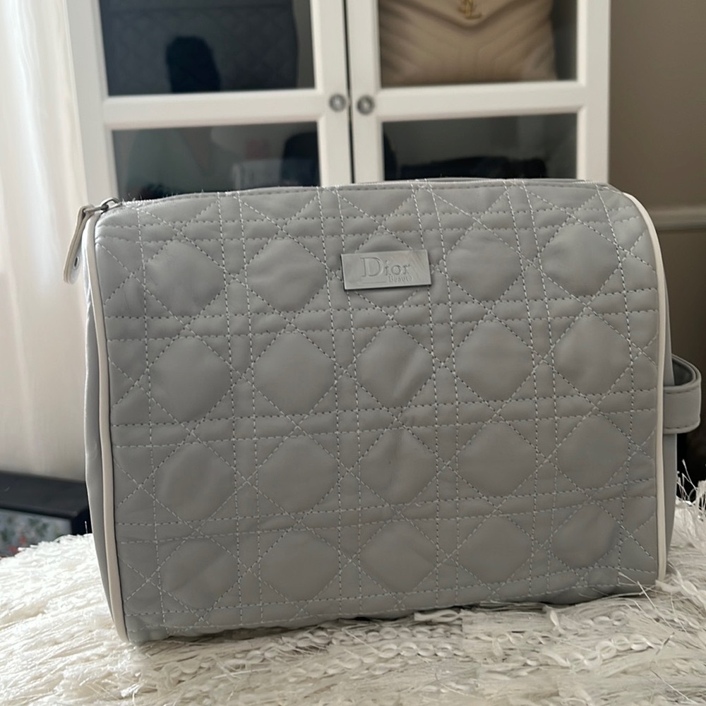 Dior makeup bag